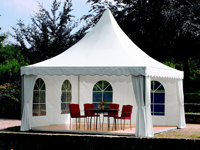 Professionele pagode tent 5x5m 