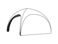 Optioneel: zijwand met bedrukking