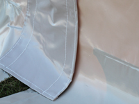 Sterke, brede velcrobanden om uw partytent 100% winddicht te krijgen