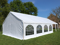 6x12 partytent in wit pvc