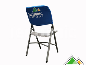 Bedrukte stoelhoes met logo TecTronic