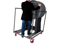 De kanteling van 4° houdt de tafels rechtop tijdens het laden