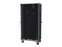 Ruime transportkar op wieltjes voor 60 basic stoelen