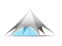 Panoramisch raam met rits