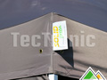 Taupe polyester dakzeil met PVC coating van het merk Solid Green