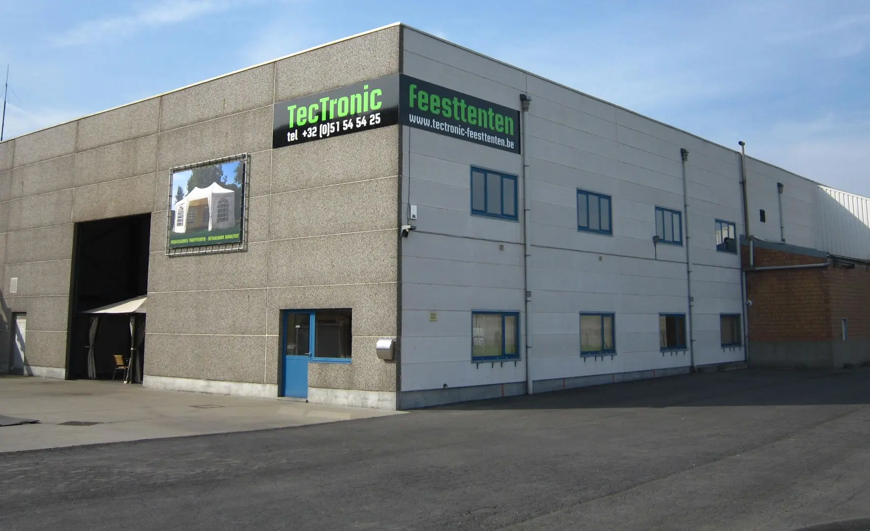 TecTronic Feesttenten gebouw Lichtervelde