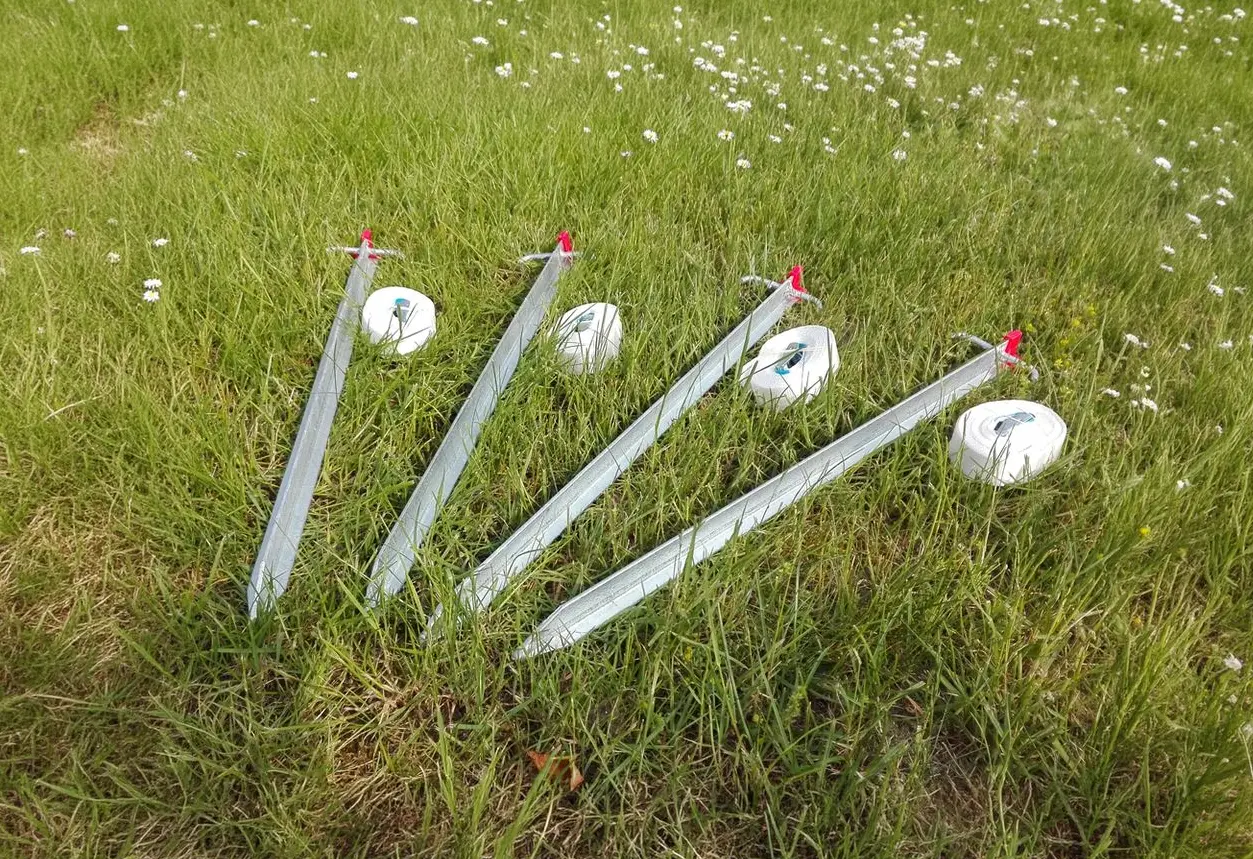 Verankeringsset partytent zachte ondergrond