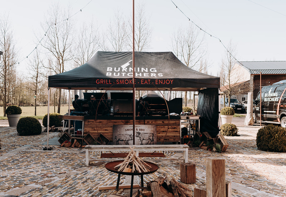 Burning Buchers gepersonaliseerde vouwtent