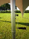 Aluminium mast met draaihendel