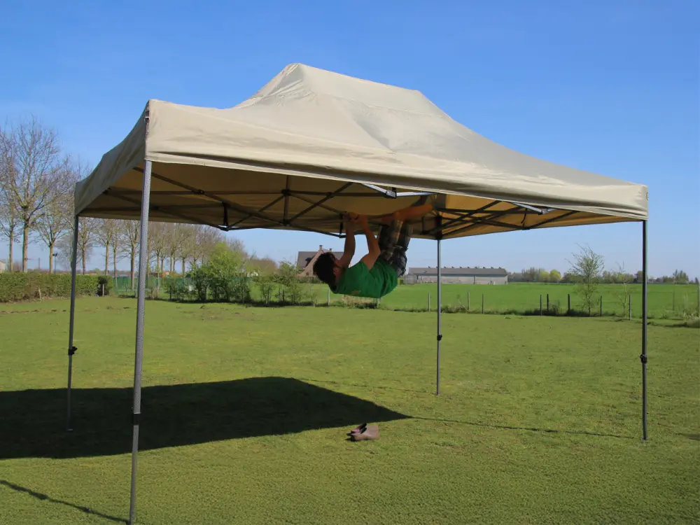 Stalen pop‑up tent 3x4.5 Solid 30