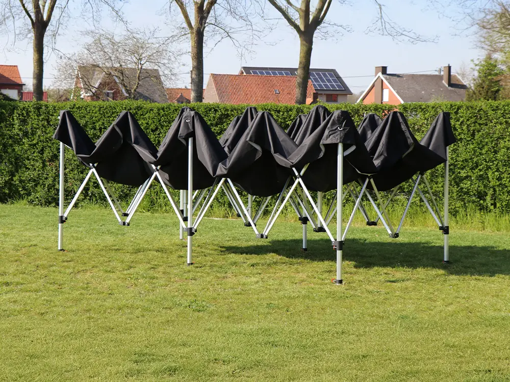 Vouwtent 3 x 6 meter Solid 40 zwart