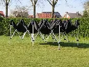 Vouwtent 3 x 6 meter Solid 40 zwart