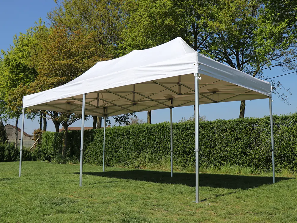 Easy-uptent 3 x 6 m s50 pvc wit dakzeil