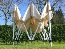 Vouwtent 3 x 3 m s40 beige frame