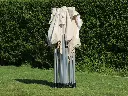 Vouwtent 3 x 3 m s40 beige opgevouwen