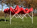 Easy-uptent 3 x 3 m S50 rood op het frame
