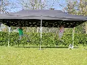 Vouwtent 3 x 6 m S40 zwart sterk frame