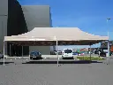Vouwtent 4 x 8 m S50 pvc beige