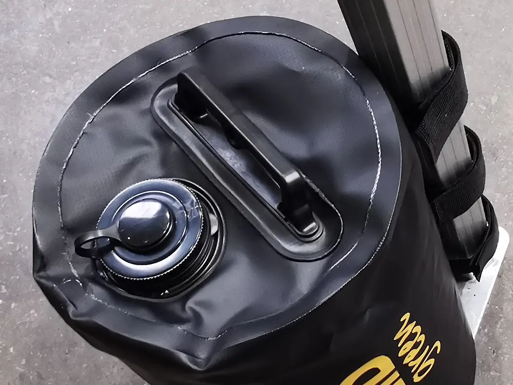 Waterzak detail om te vullen