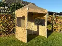 Kleine tent met zijwanden 2x2