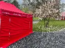 Momes Circus rode vouwtent gepersonaliseerde afneembare banner