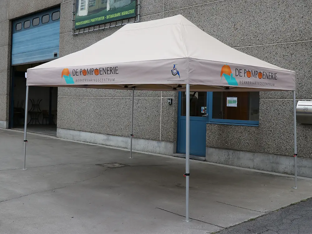 De Pompoenerie cmyk afneembare banner