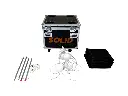 Opberg flightcase small inhoud