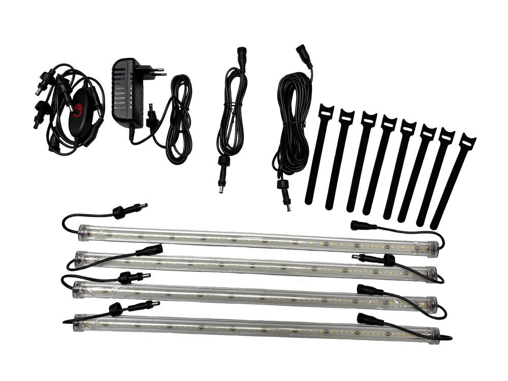 LED strips met alle accessoires