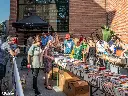 Utopia zwarte bedrukte vouwtent