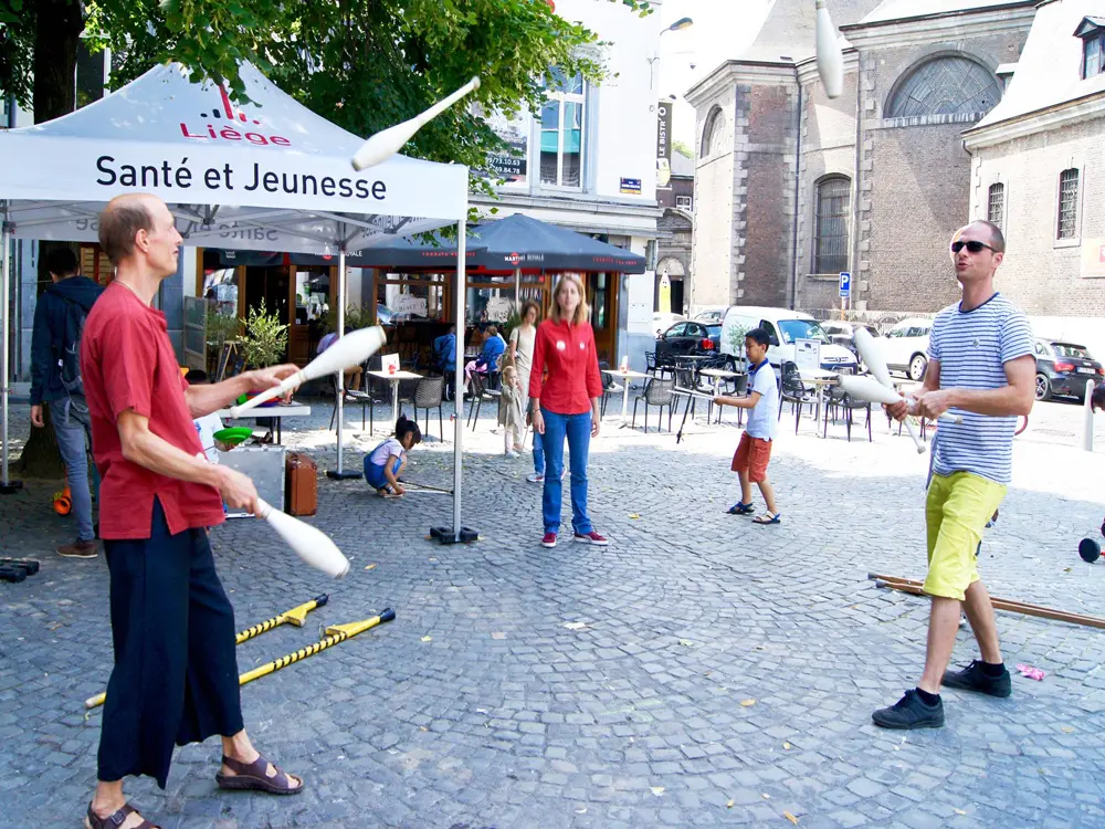 Ville de Liege tente pliante personalisée