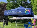 TecTronic feesttenten gepersonaliseerde afneembare banner voor Hof en huis