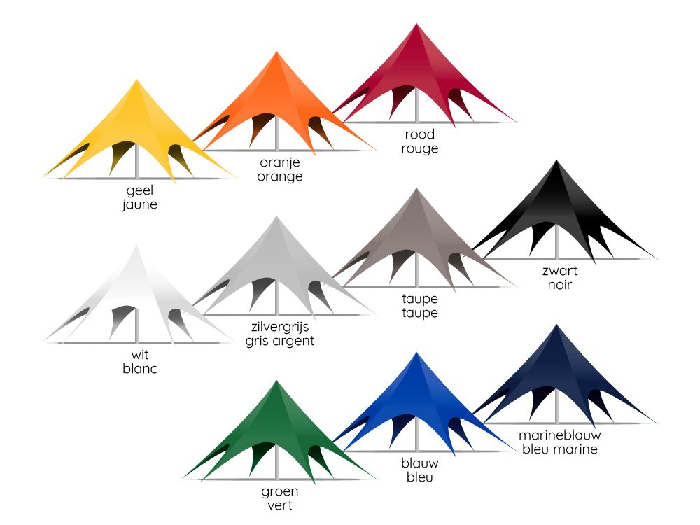 TecTronic stertent kleuren