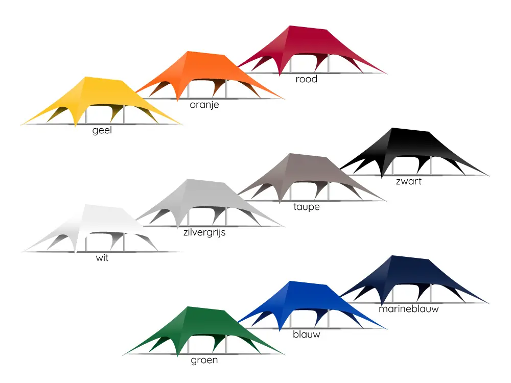 Kleurenopties twin stertent