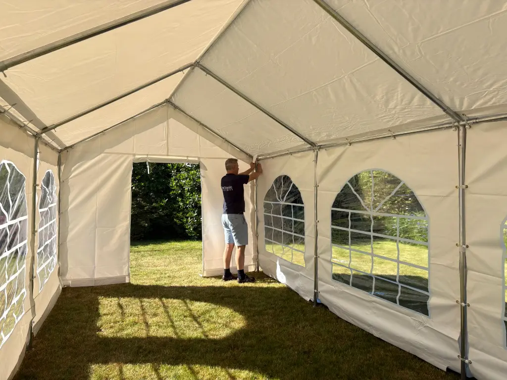 Comfortable bescherming tegen regen en zon