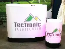 TecTronic opblaasbare kruk en balie met verlichting