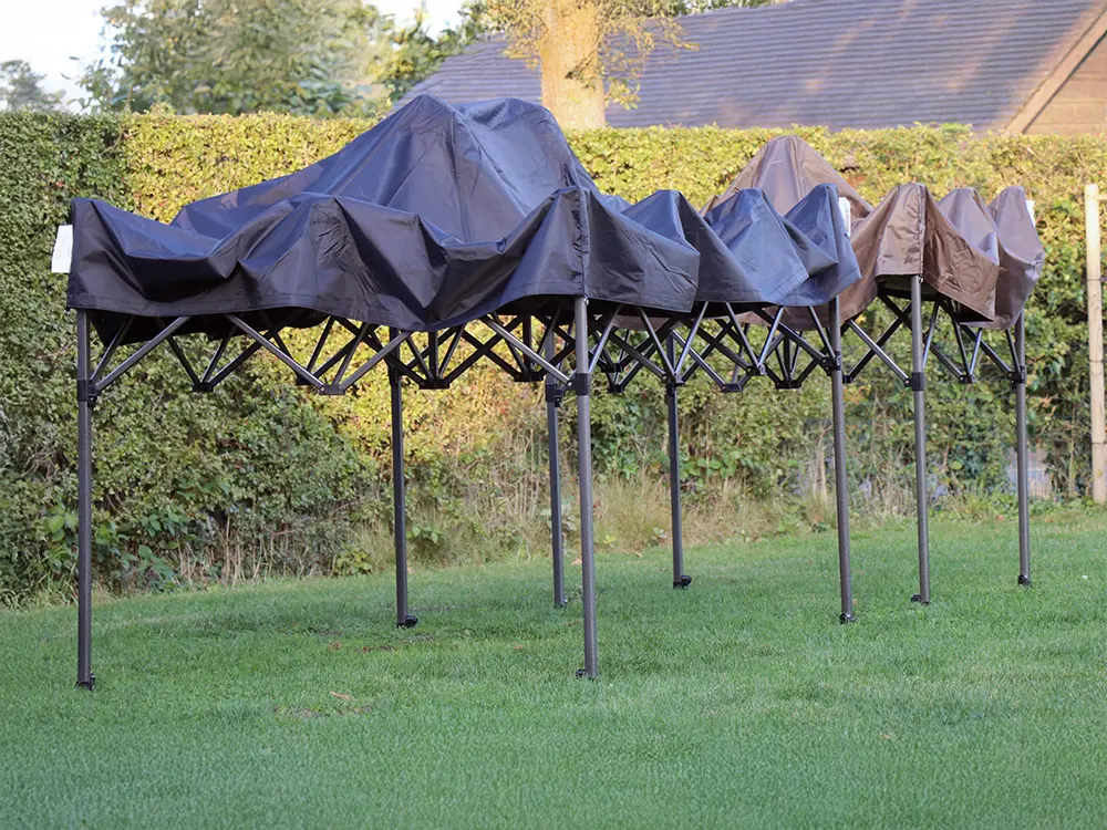 Vouwtent 2x3 en 2x2 Solid 30 met halfopen frame