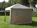Zijwand 3 m pvc pro partytent met oprolbare deur