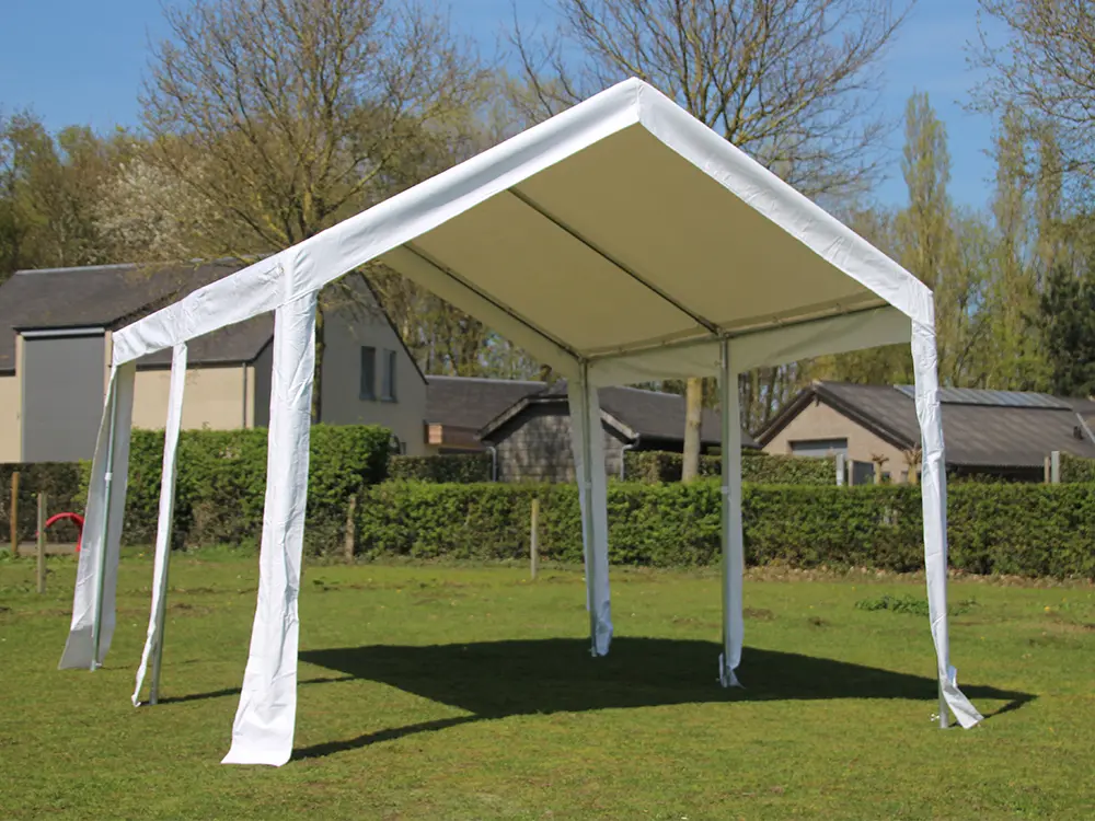 Feesttent 3x4 pvc pro zonder zijwanden