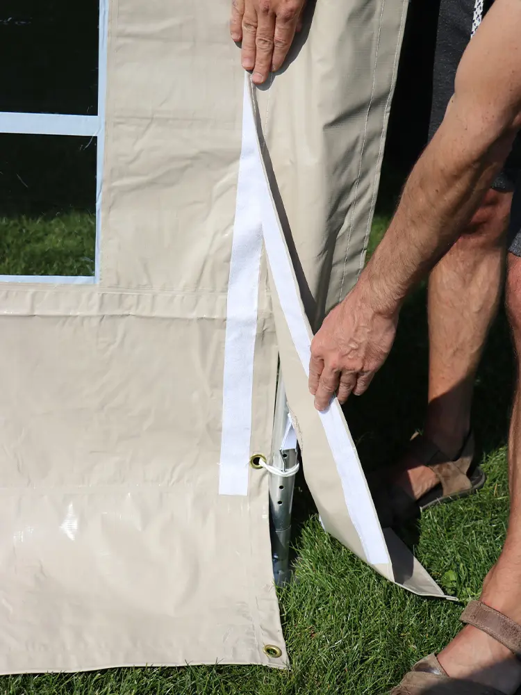 Kwalitatieve velcrostroken - 100% winddicht