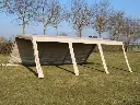 Opzet partytent 3x6 m pvc pro beige