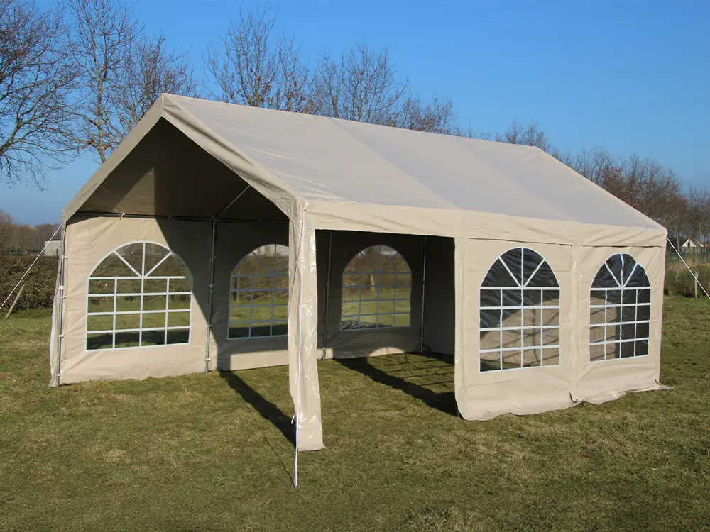 Stevige 3x6 partytent met pvc dak en zijwanden