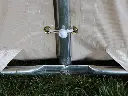 Frame uit volledig gegalvaniseerd staal met optioneel grondframe