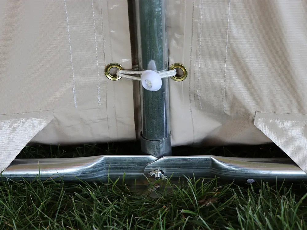 Grondframe partytent 3x6 voor optimale stabiliteit