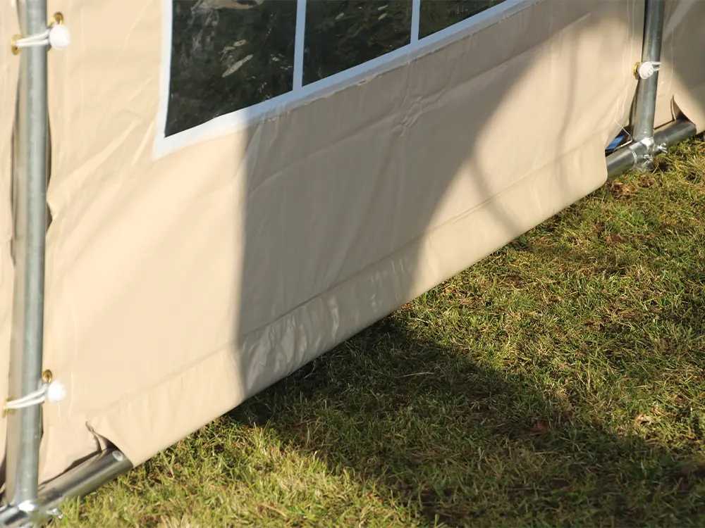 Optioneel grondframe voor extra stevigheid