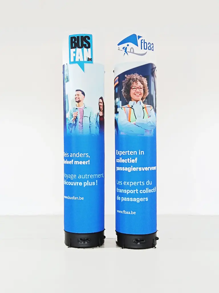 Opblaasbare reclamezuil  (45 cm, 2 m)