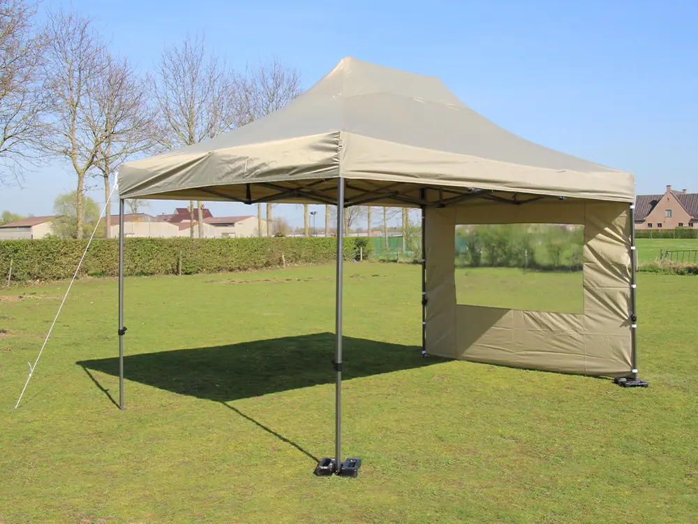 Easy-up tent 3 x 4,5 m Solid 30 (Ecru)
