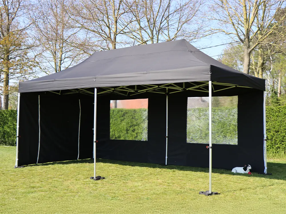 Easy-up tent 4 x 8 m Solid 40 (Ecru)