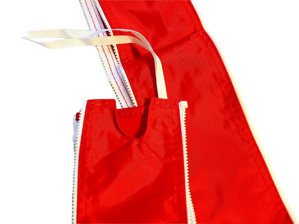 Verbindingsstrook 3 m polyester Solid 50 (Rood)