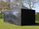 Tweedehands: vouwtent 4 x 8 m Solid 40 zwart