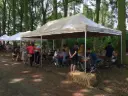 Tweedehands: easy-up tent 3 x 6 m Solid 50 pvc beige